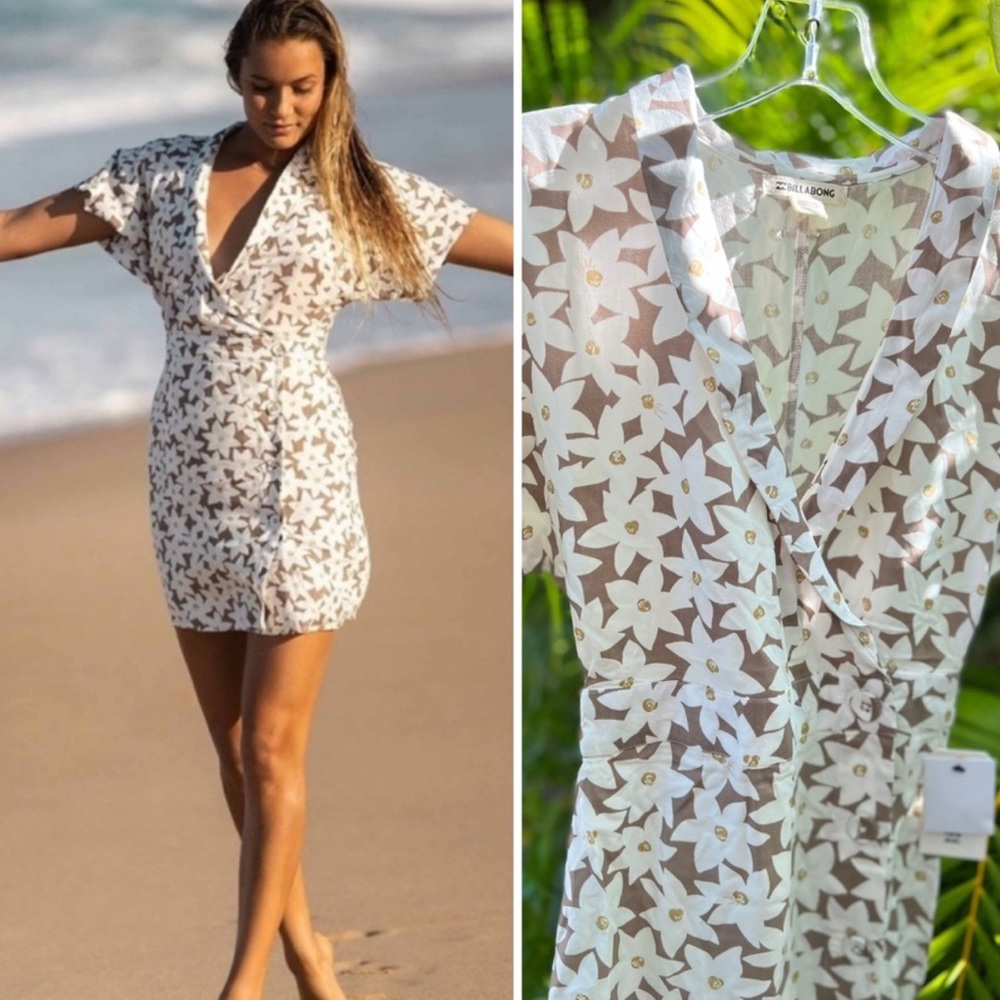 🌺🌺 BILLABONG 🌺🌺 Wander Beyond Mini Dress RARE FIND